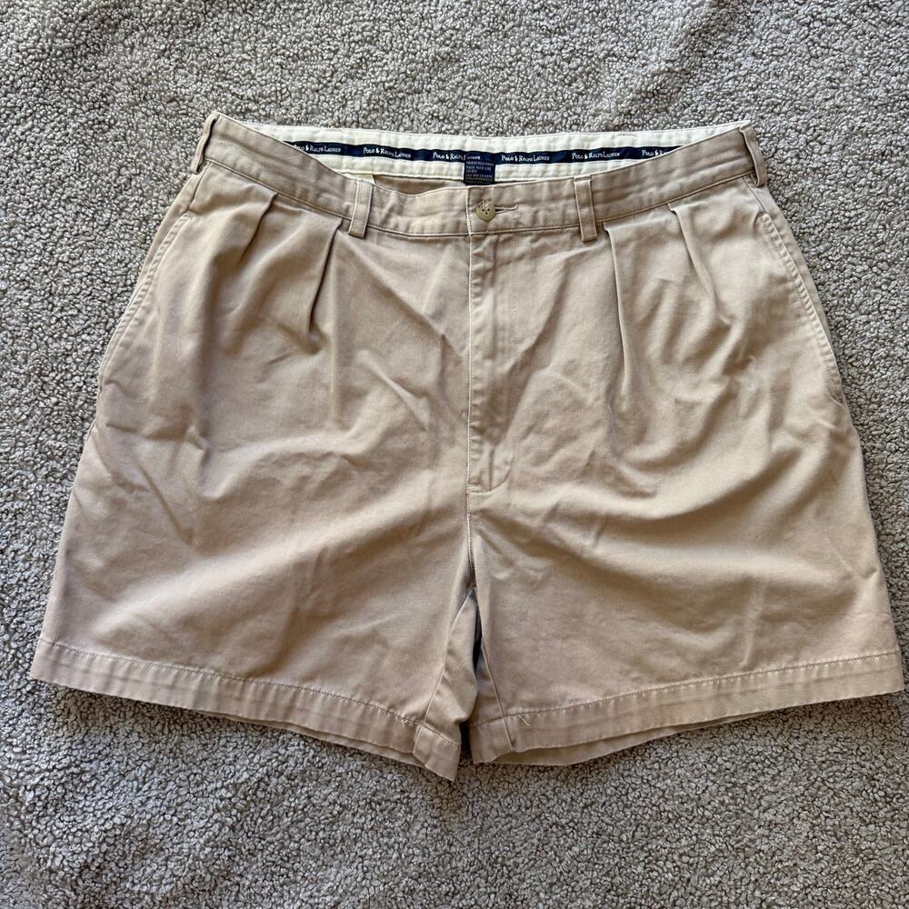 Polo Ralph Lauren Andrew Short Chino Tan Khaki Size 36